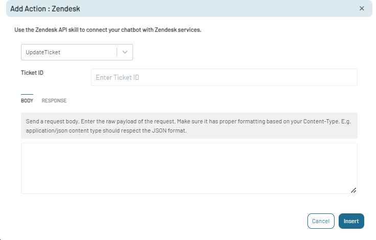 Action: Zendesk Integration