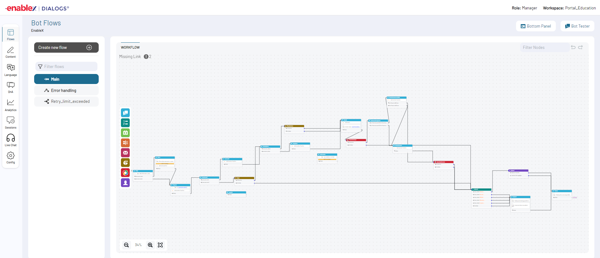 Bot Flow Builder