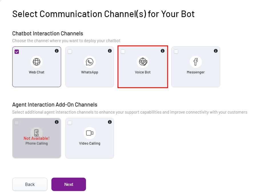 Voice Communication channel