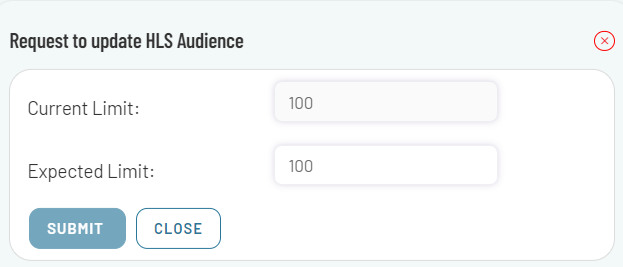 Configure HLS Audience