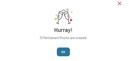 Create Rooms-confirmation